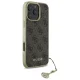 Guess GUHCP16LGF4GBR iPhone 16 Pro 6.3" коричневый/коричневый жесткий чехол 4G...