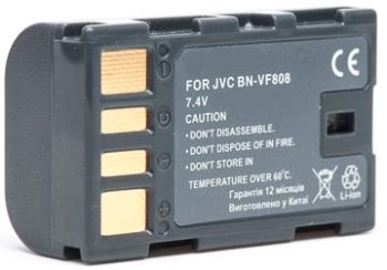 Аккумулятор для видеокамеры JVC BN-VF808, 800mAh