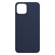 3Mk Protection Silicone Case for iPhone 15 Plus, Navy Blue