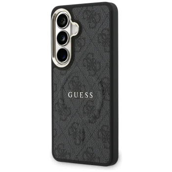 Guess 4G Embossed Ring MagSafe vāciņš Samsung Galaxy S26+, melns