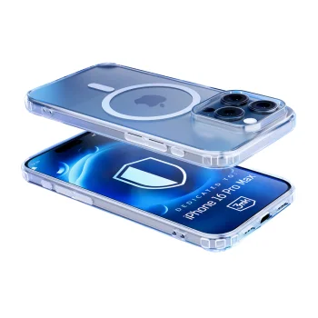 Apple iPhone 16 Pro Max 6.7" 3MK MagCase Clear Case Cover, Transparent | Caurspīdīgs Silikona Vāciņš Maciņš...