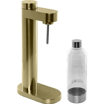 Аппарат для газирования воды Stelton Brus, матовая латунь
