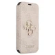 Чехол-книжка Guess 4G Big Metal Logo для iPhone 13 Pro Max, розовый