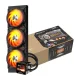 Darkflash Explore DE360 procesora šķidruma dzesēšana ar 2.88\" IPS ekrānu, melna