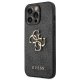 Guess 4G Big Metal Logo Case for iPhone 14 Pro, Gray