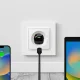 Сетевое зарядное устройство Puro 20W GaN USB-C, черное