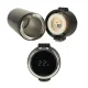 Insulated Travel Mug with LED Temperature Display 12oz, Black