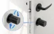 Avatto SDL-V1-B60 viedais durvju slēdzenes cilindrs 60mm, melns