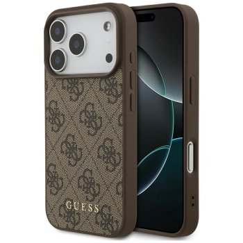 Guess 4G Classic vāciņš iPhone 17 Pro - brūns | Phone Case Cover Brown