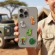 3D-наклейки Jungle TFO, 5 шт.