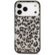 Karl Lagerfeld IML leopardraksta MagSafe vāciņš iPhone 17 Pro Max – brūns | Phone Case Cover