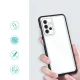 Чехол Hybrid Armor Clear 3in1 для Samsung Galaxy A73, черная рамка