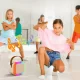 Karaoke komplekts ar Bluetooth skaļruni un 2 bezvadu mikrofoniem, balts