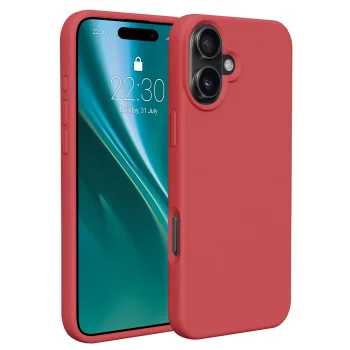Etteri Silicone Case vāciņš Apple iPhone 16 (6.1"), Aveņsarkans