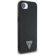 Guess Grained Triangle MagSafe vāciņš Apple iPhone 16e Melns