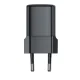 Acefast A117 GaN PD 20W USB-C sienas lādētājs, melns