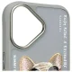 Чехол Nimmy Glasses Cool Dog для iPhone 16, серый