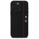 BMW BMHMP16X23SHER iPhone 16 Pro Max 6,9" melns/ melns cietais futrālis Silikona sešstūris Red Line MagSafe |...