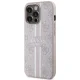 Чехол Guess для iPhone 13 Pro Max 4G Printed Stripes MagSafe, розовый