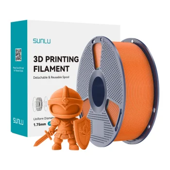Филамент Sunlu PLA+ 1.75мм для 3D-принтера, Sunny Orange