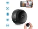 Bezvadu mini WiFi kamera Full HD, melna