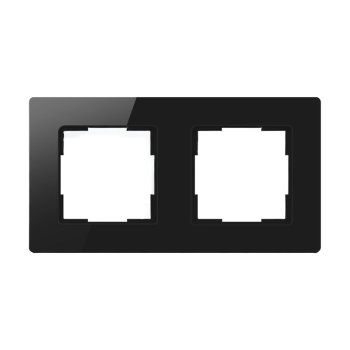 Dubultais slēdža rāmis Avatto TS20 Melns stikls