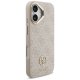 Guess 4G Strass Logo & Big Strap Metal Buttons MagSafe Phone Case Cover iPhone 17 - Pink