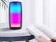 Bezvadu Bluetooth skaļrunis ar RGB apgaismojumu un FM radio, melns