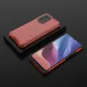 Vāciņš Xiaomi Poco F3 / Redmi K40 / K40 Pro, Honeycomb ar TPU malu, sarkans