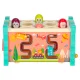 Развивающая игрушка-стучалка Bibi-inn 8в1 с магнитной рыбалкой, синяя