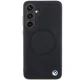 Чехол BMW для Samsung Galaxy S24 Plus Signature Leather MagSafe, черный