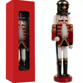 Ziemassvētku un Jaungada Rotājums Figūriņa "Riekstkodis ", 31 cm | Christmas Decoration Figurine "Nutcracker"