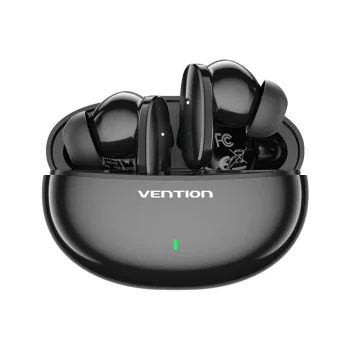 Bezvadu austiņas, Vention, NBFB0, Elf Earbuds E01 (melnas) | Wireless earphones, (black)