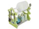 Two-Tier Dish Drainer with Cutlery Holder, 39x39x26 cm
