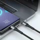 Кабель 3mk Hyper Cable N-SERIES USB-C - USB-C 1м 100W, черный