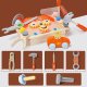 Kids Wooden Tool Set with Toolbox DIY Workshop Kit Jhtoy-577