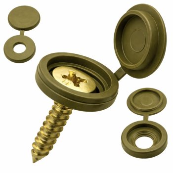 Заглушки для винтов мебельные 100 шт, декоративные колпачки на...