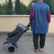 Складная сумка-тележка для покупок Malatec 40Л, Серая
