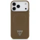 Guess Triangle Logo MagSafe vāciņš iPhone 17 Pro - brūns | Phone Case Cover
