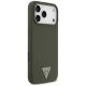 Guess Silicone Triangle Logo MagSafe Case for iPhone 17 Pro Max Khaki