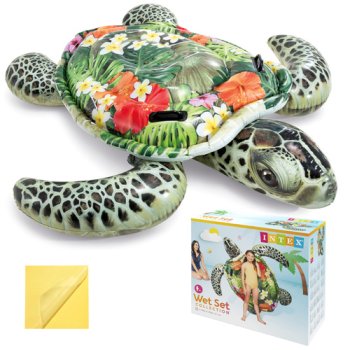 Inflatable Turtle Ride-On Pool Float INTEX 57555NP 191x170 cm