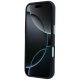 Mercedes Leather Semi Wrap Iconic Line MagSafe vāciņš iPhone 17 Pro, Navy Blue