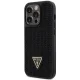 Apple iPhone 14 Pro 6.1\'\' Guess Rhinestone Triangle Case Cover (GUHCP14LHDGTPK), Black