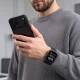 Браслет Tech-Protect Stainless для Apple Watch 44 / 45 / 46 / 49 мм, чёрный