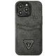 Guess 4G Triangle Logo Cardslot vāciņš iPhone 13 / 13 Pro, melns