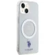 Apple iPhone 15 6.1\'\' US Polo Magsafe Collection Case Cover (USHMP15SUCIT), Transparent | Чехол Кейс...