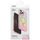 Чехол Uniq для iPhone 16 Pro Max Iridescia Magclick Charging, розовый
