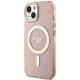 Apple iPhone 14 Plus 6.7\'\' Guess Glitter Gold MagSafe Case Cover (GUHMP14MHCMCGP), Pink | Telefona Maciņš Vāks...