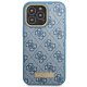 Чехол Guess для iPhone 14 Pro 4G Logo Plate MagSafe, синий