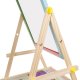 Children\'s Double-sided Magnetic Wooden Drawing Board with Accessories, 65cm